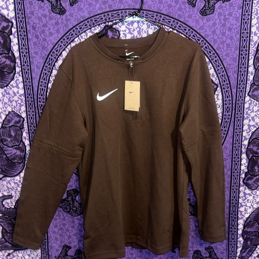 NIKE LONG SLEEVE ZIP UP LONG LONG SLEEVE SHIRT🐻
